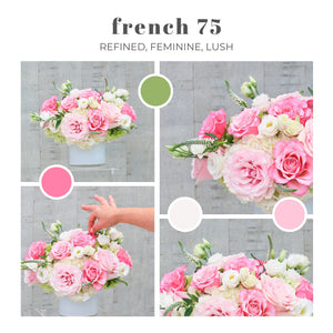 French 75 - Fresh Flower Bar