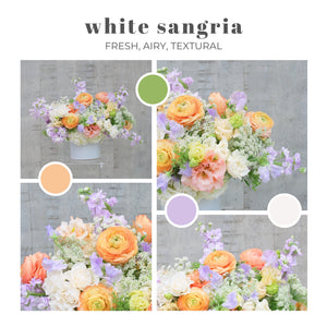 White Sangria - Fresh Flower Bar